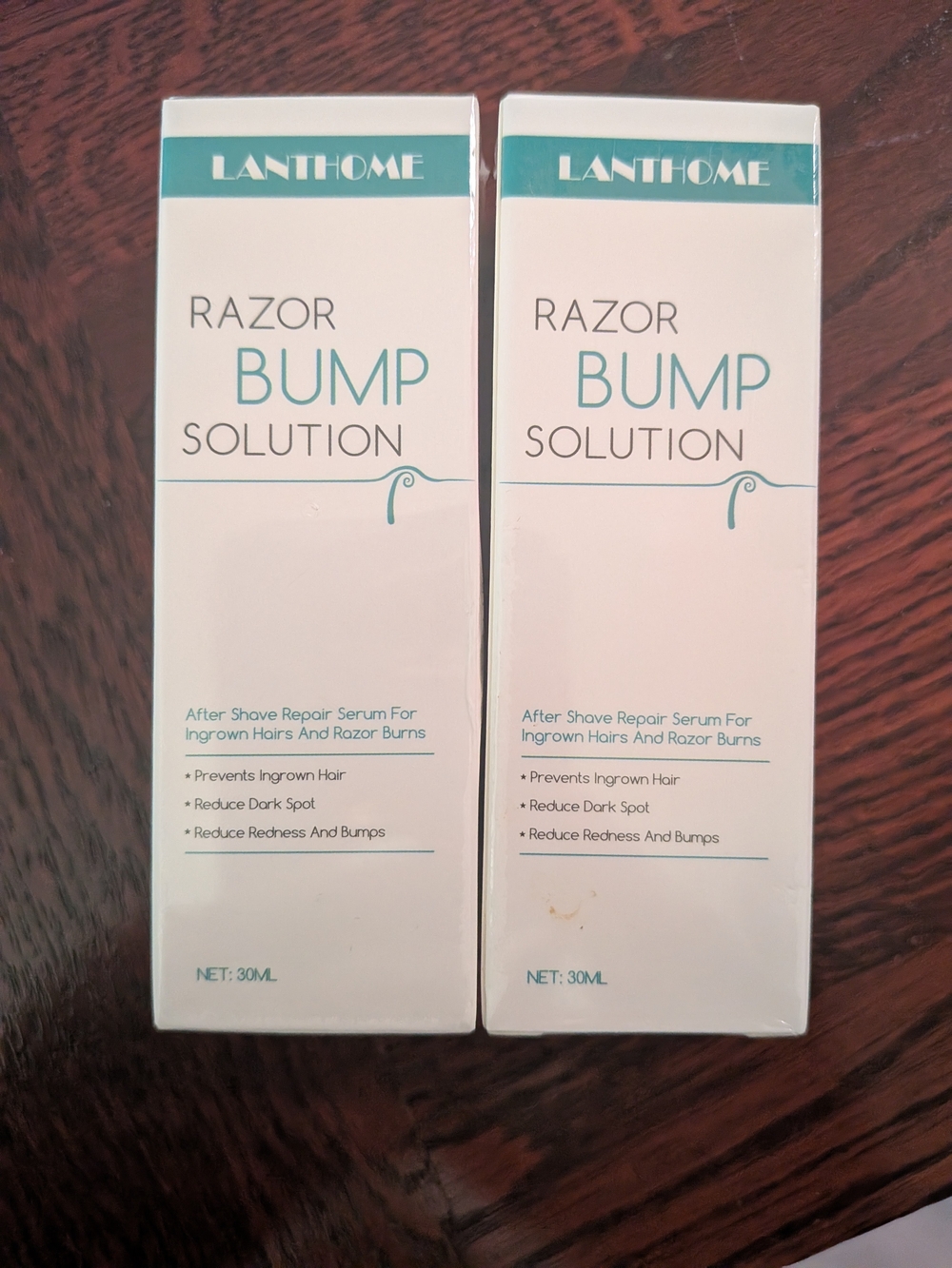 Lanthome Razor Bump Solution Serum - Teal & White